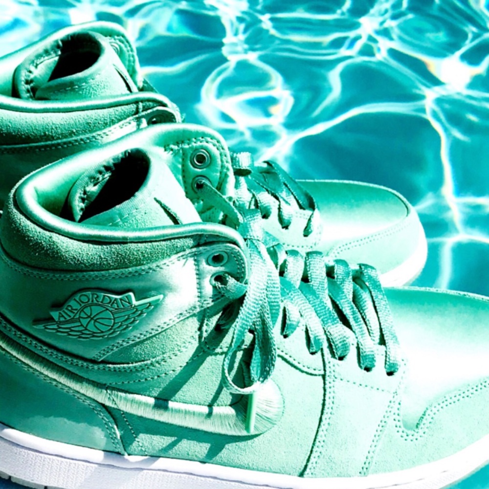 SOLD NWT Nike Air Jordan 1 SOH Metallic Mint - Picture 6 of 7